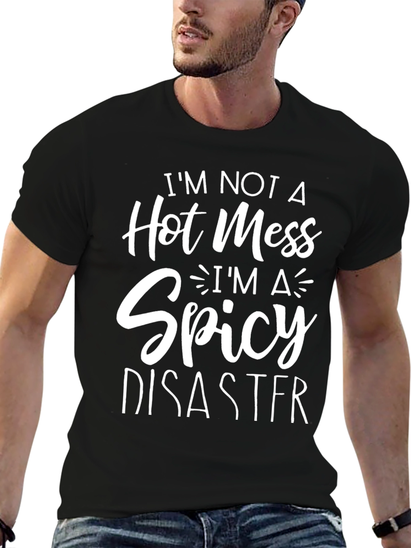 Im Not a Hot Mess T-Shirt Funny Graphic Tee