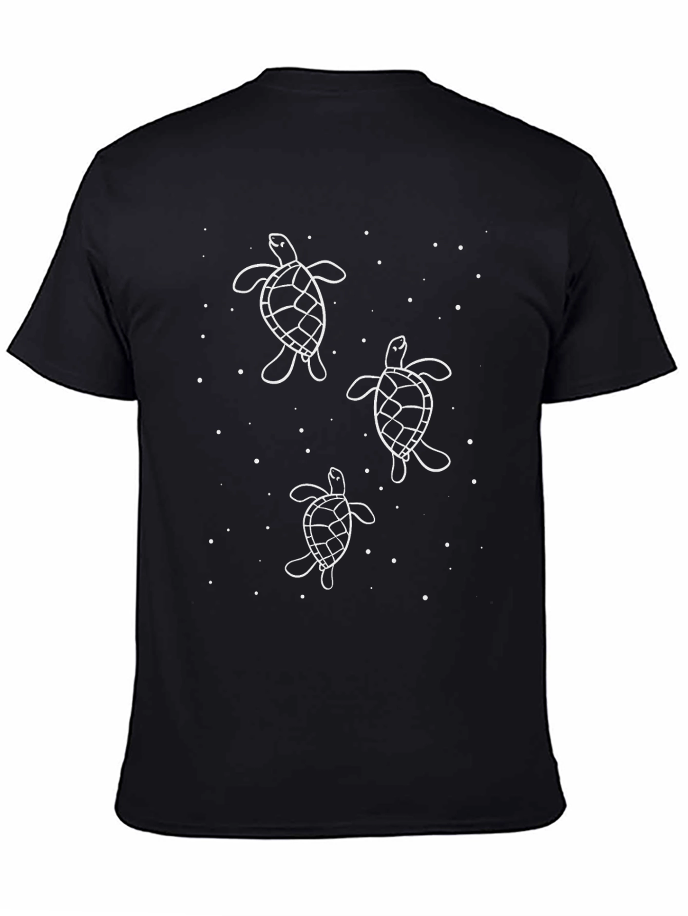 Turtle Graphic Black T-Shirt