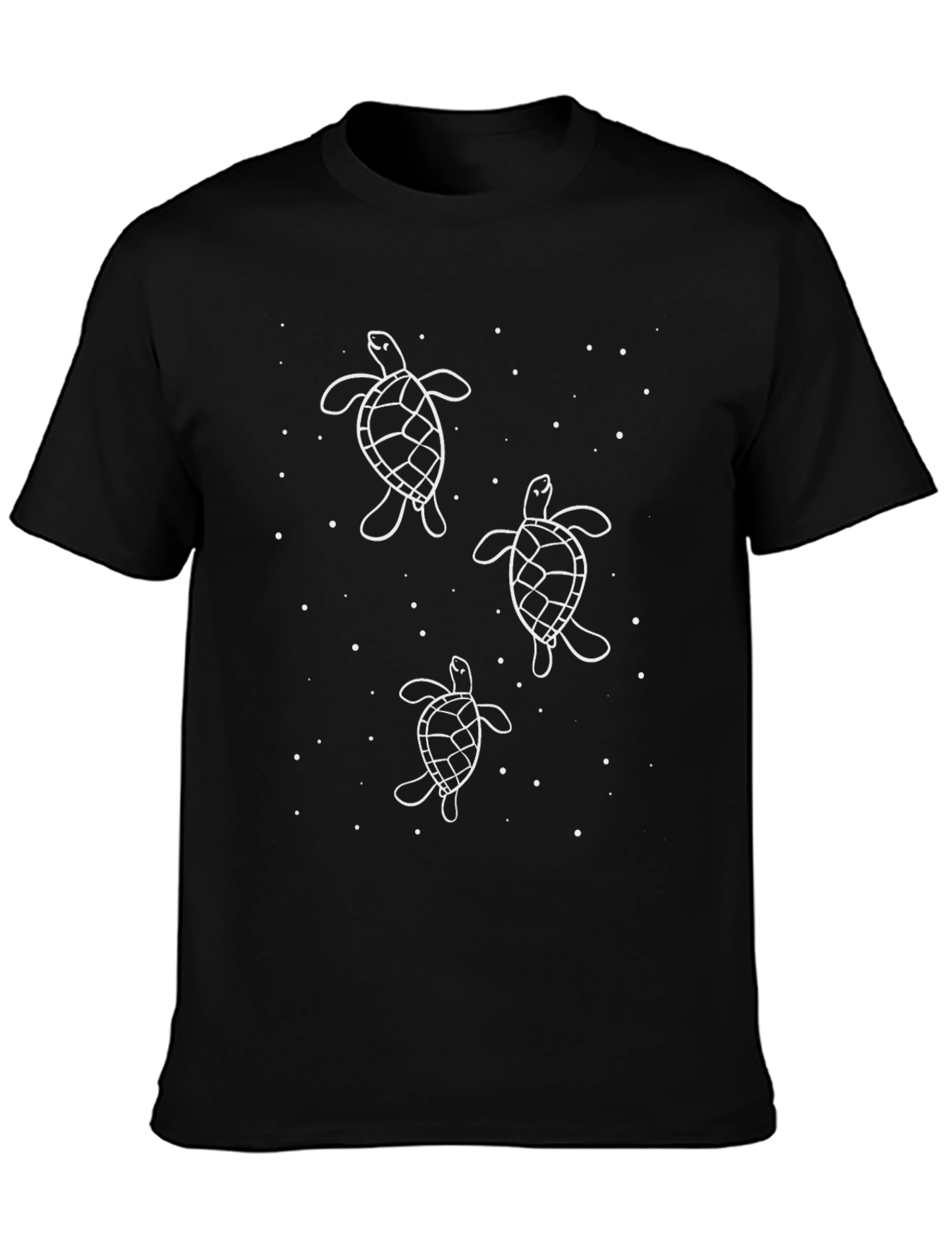 Turtle Graphic Black T-Shirt