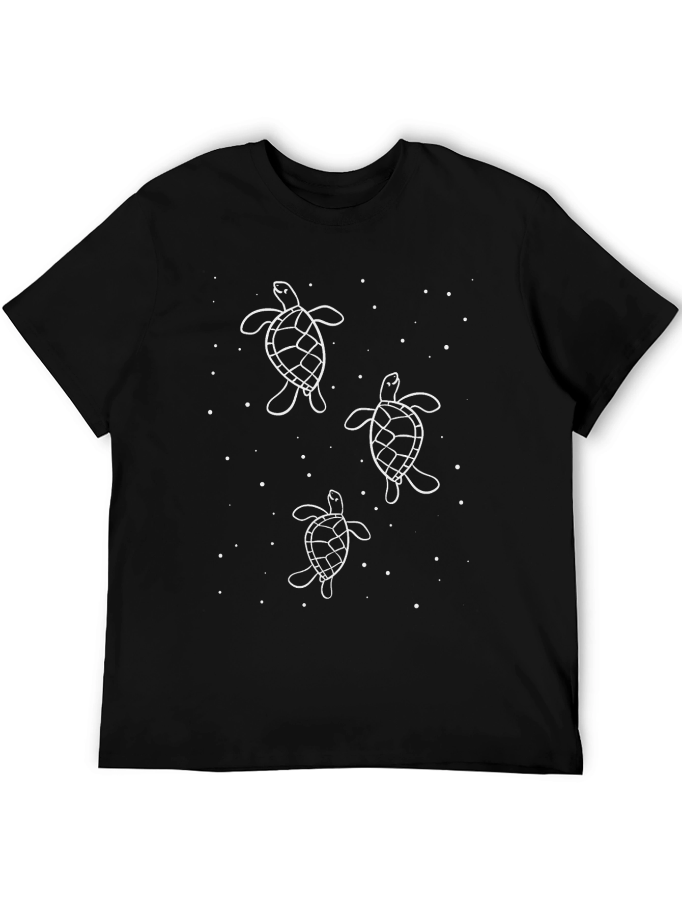 Turtle Graphic Black T-Shirt
