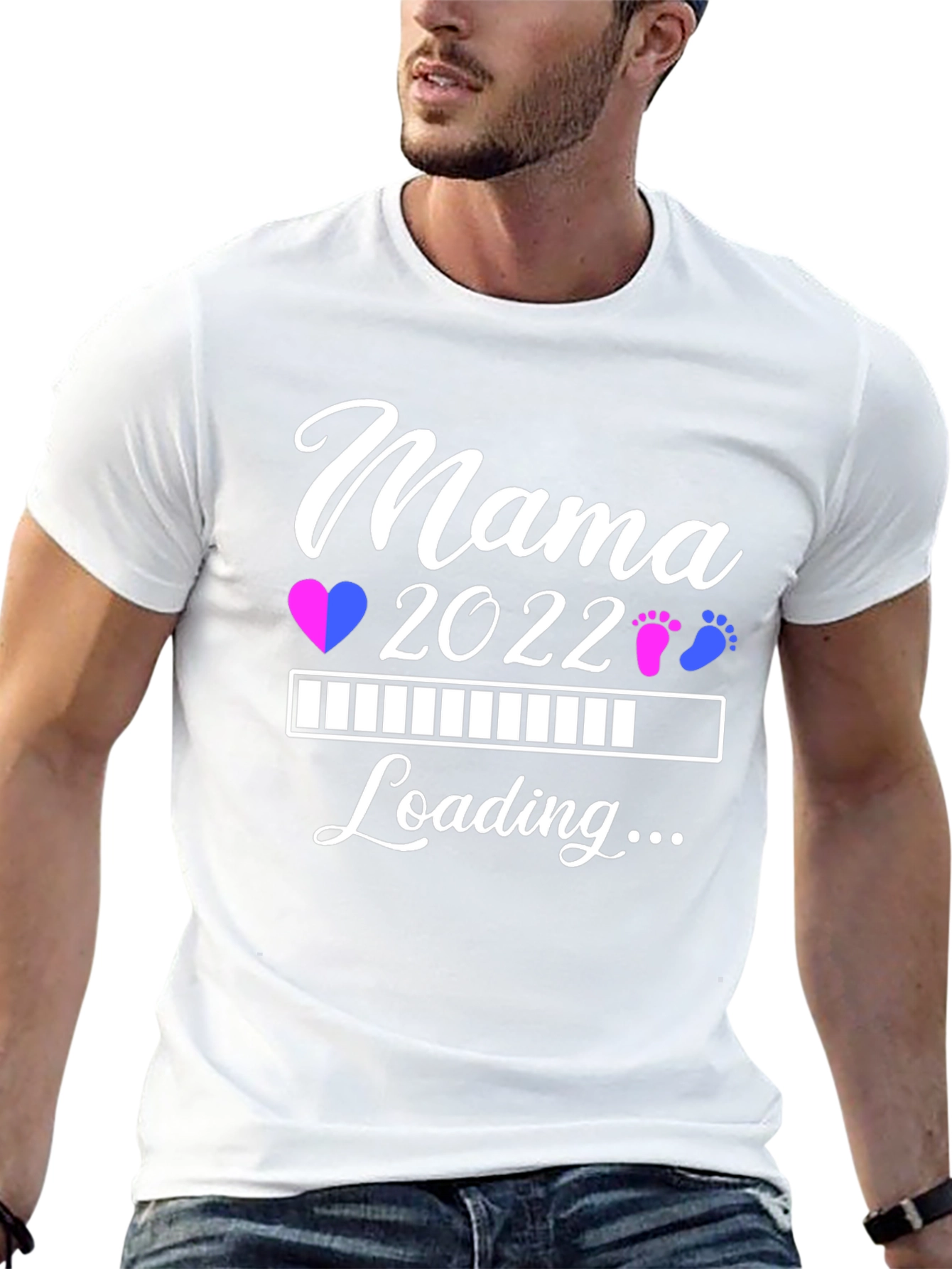 Mama 2022 Loading Pregnancy T-Shirt