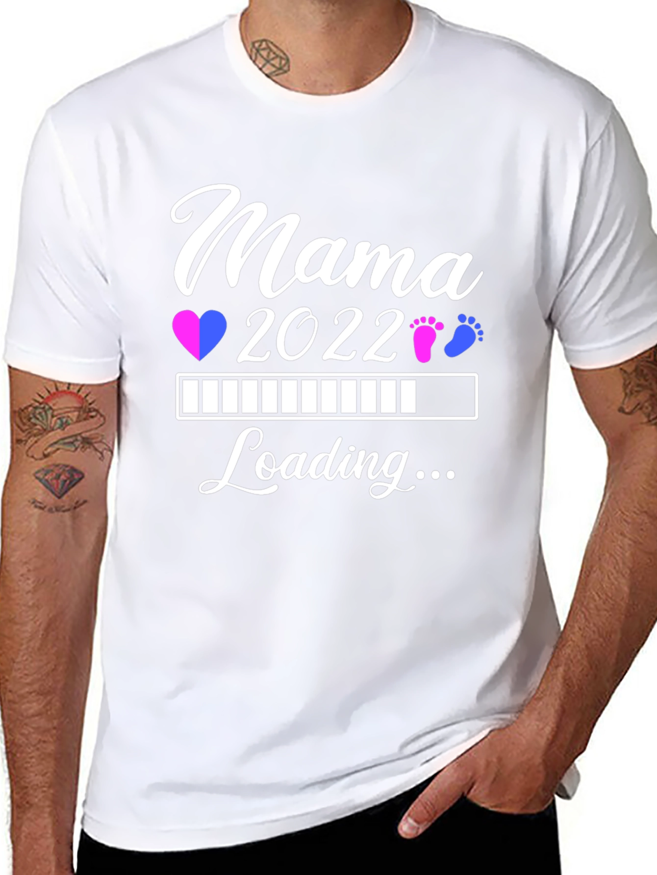 Mama 2022 Loading Pregnancy T-Shirt