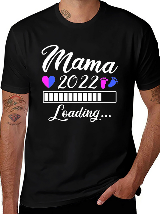 Mama 2022 Loading Pregnancy T-Shirt