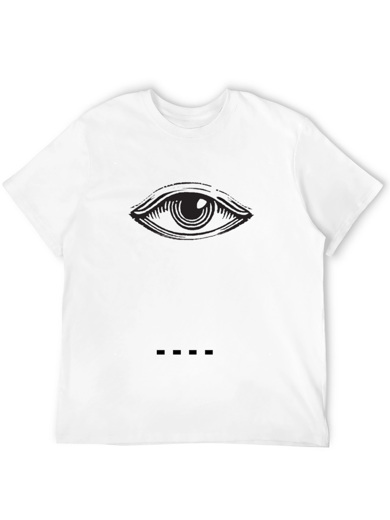 Eye Graphic Black T-Shirt - Stylish Mens Tee