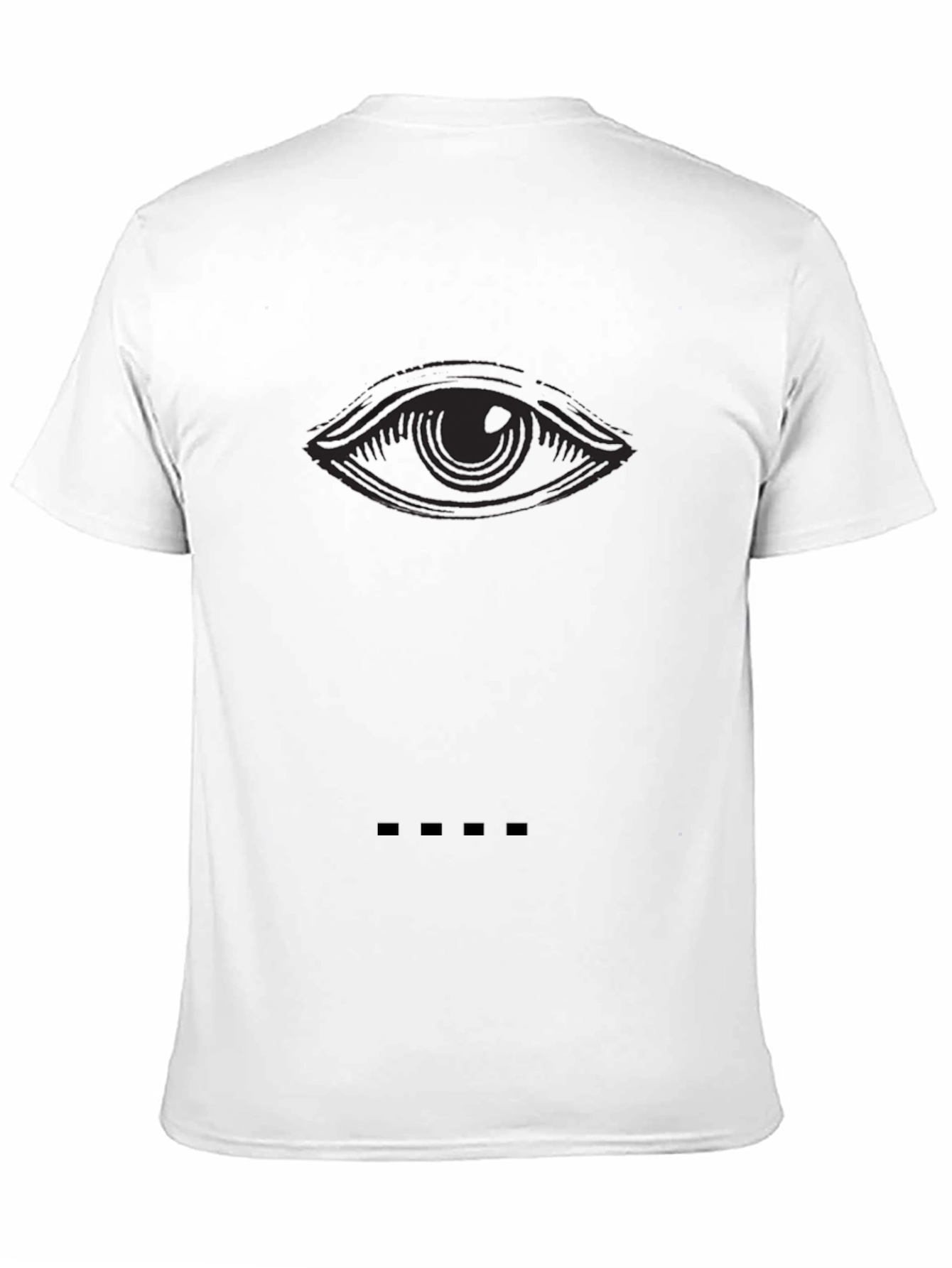 Eye Graphic Black T-Shirt - Stylish Mens Tee