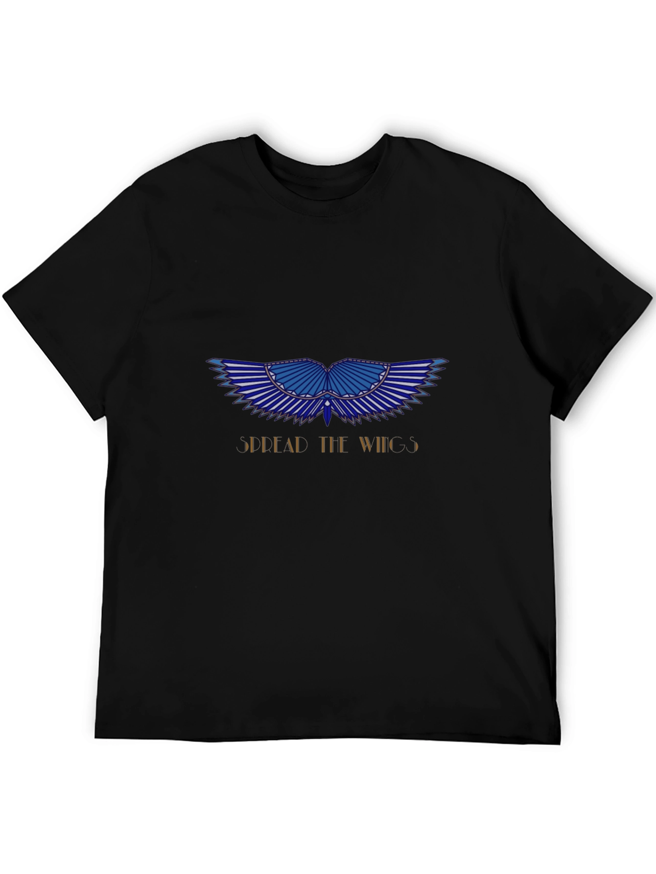 Defeat the Wings Graphic Tee - Black
