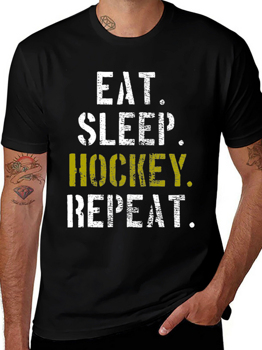 Eat Sleep Hockey Repeat T-Shirt