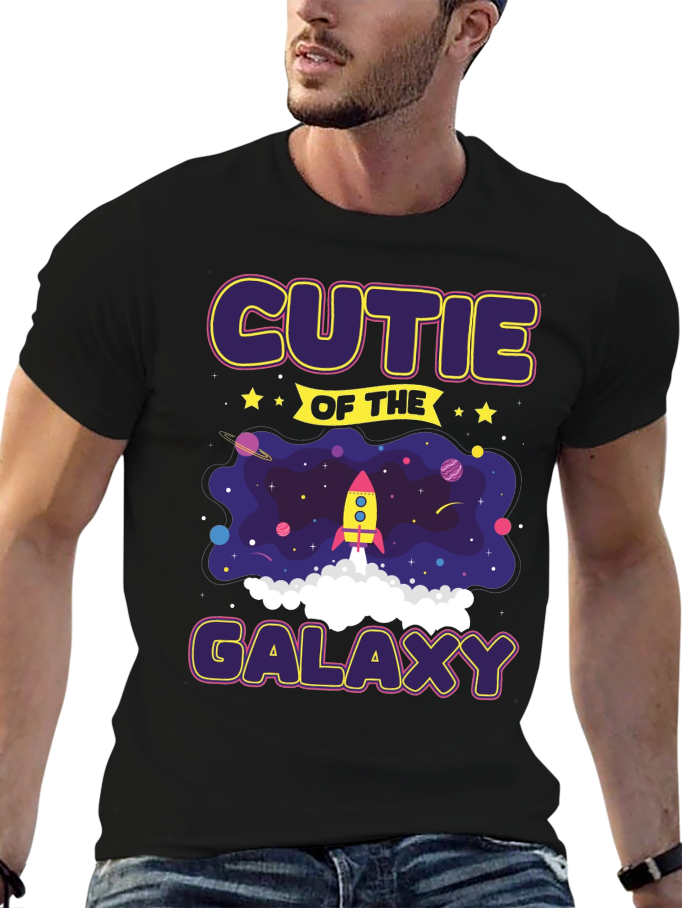 Cutie of the Galaxy T-Shirt Fun Space Design