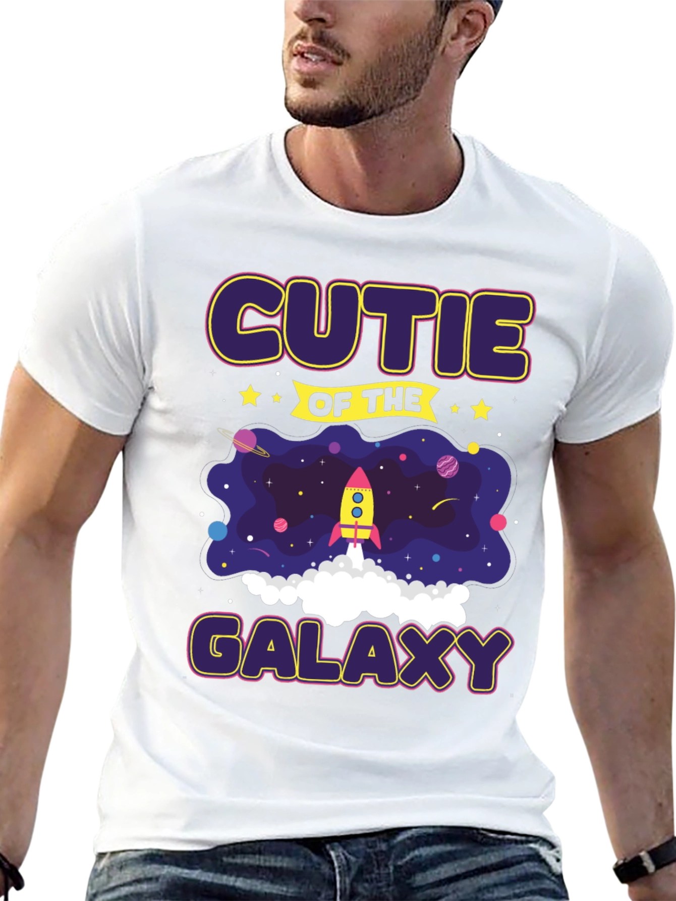Cutie of the Galaxy T-Shirt Fun Space Design