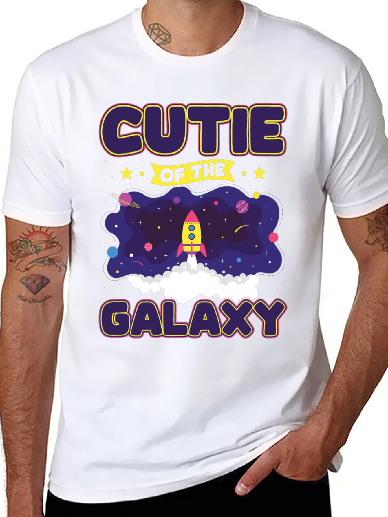 Cutie of the Galaxy T-Shirt Fun Space Design