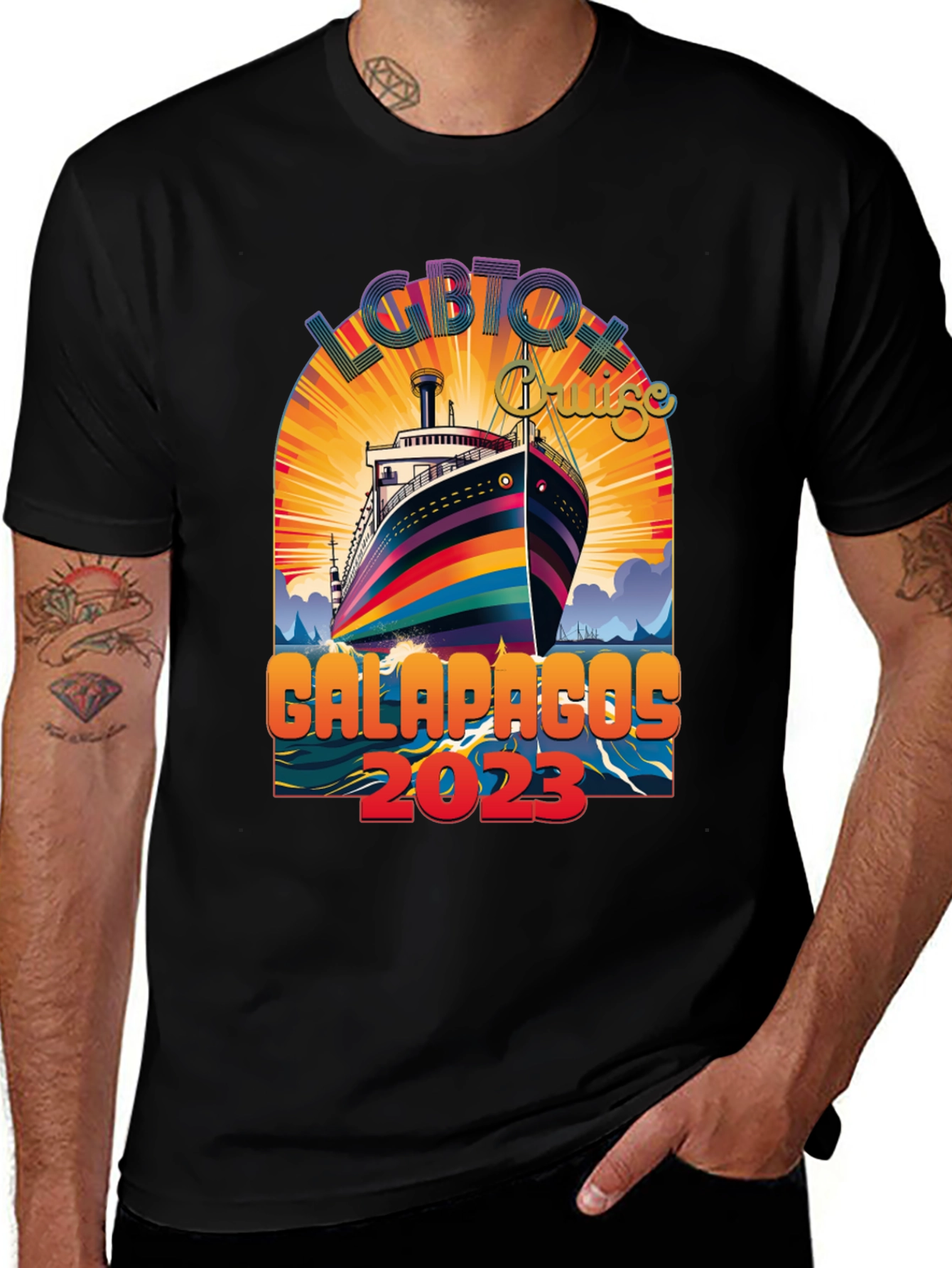 LGBTQ+ Galapagos Cruise 2023 Graphic Tee