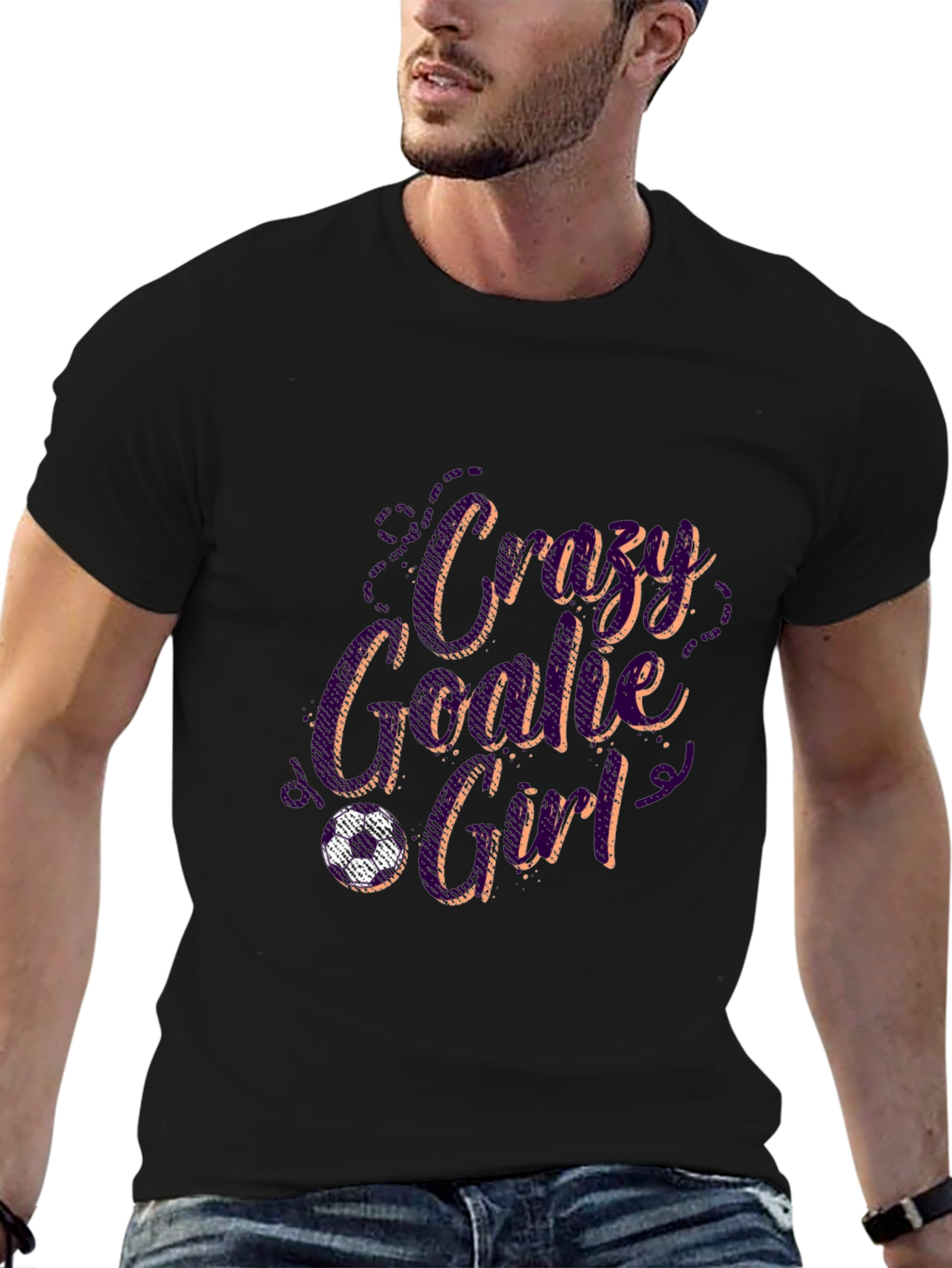 Crazy Goalie Girl T-Shirt - Soccer Gift