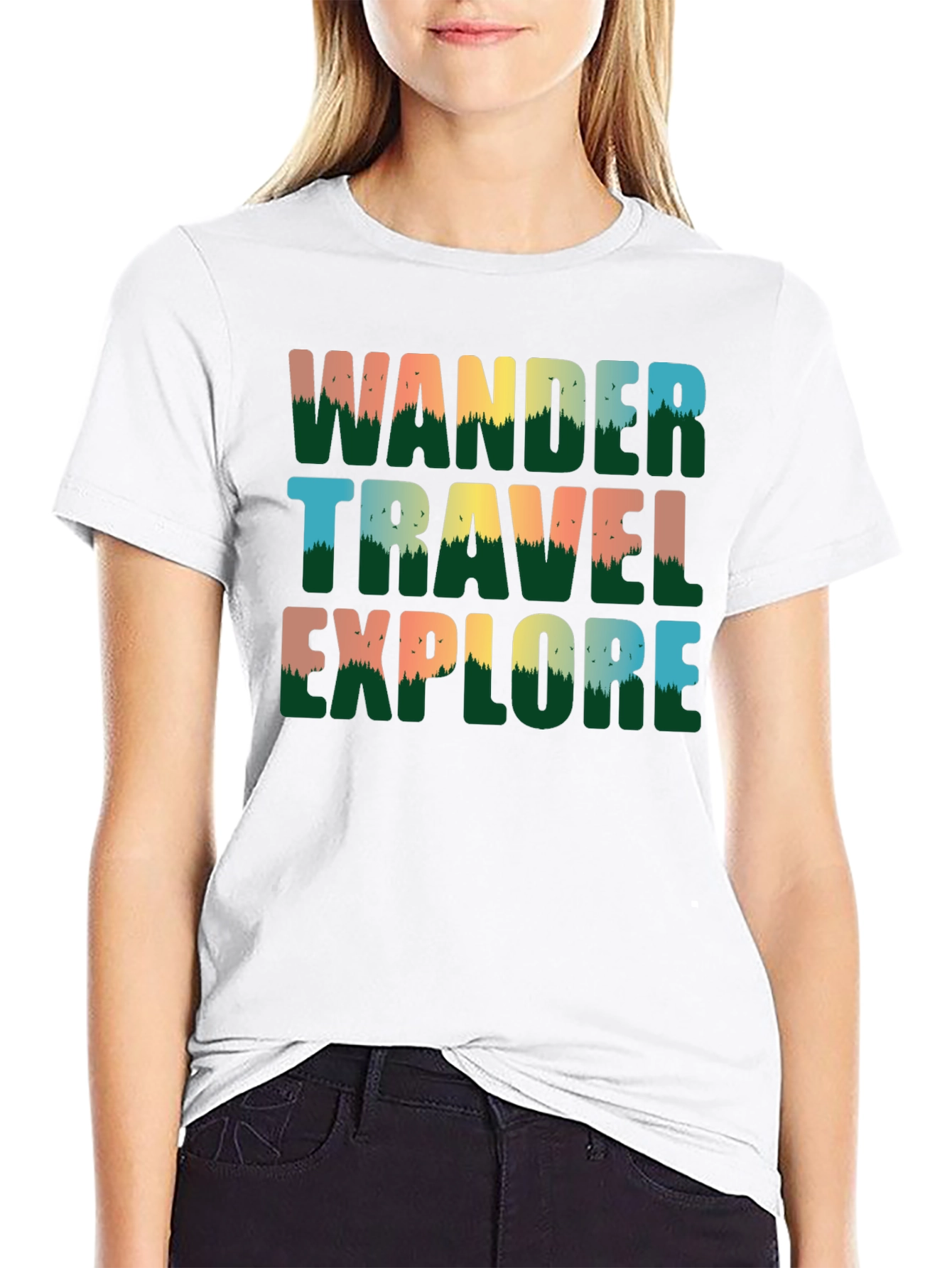 Wander Travel Explore Graphic Tee
