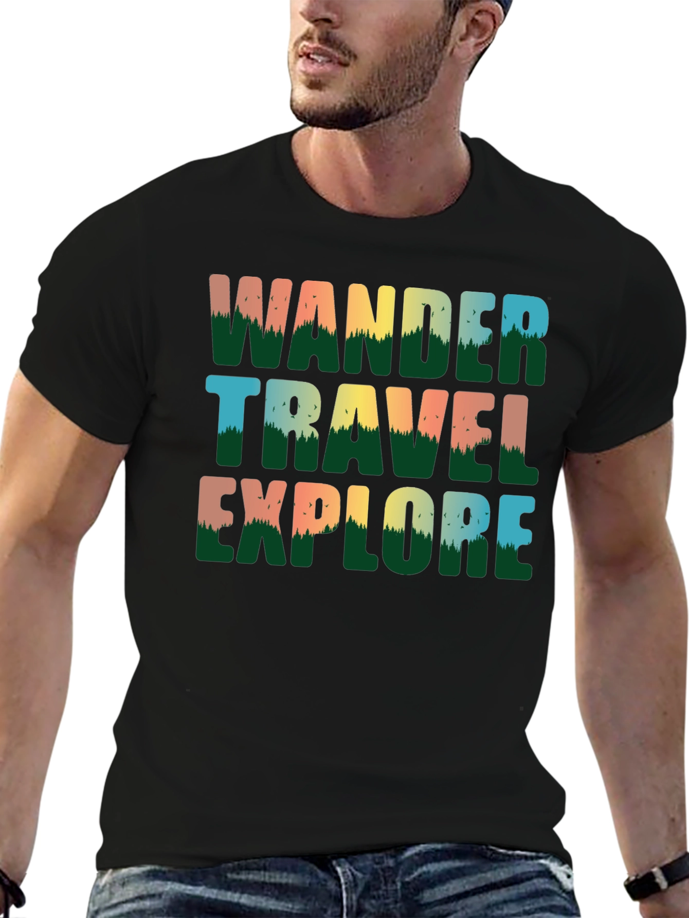 Wander Travel Explore Graphic Tee