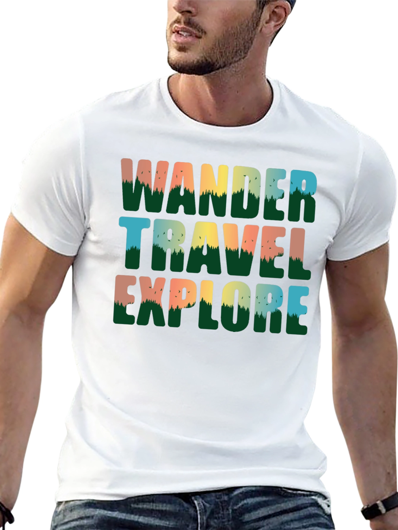 Wander Travel Explore Graphic Tee