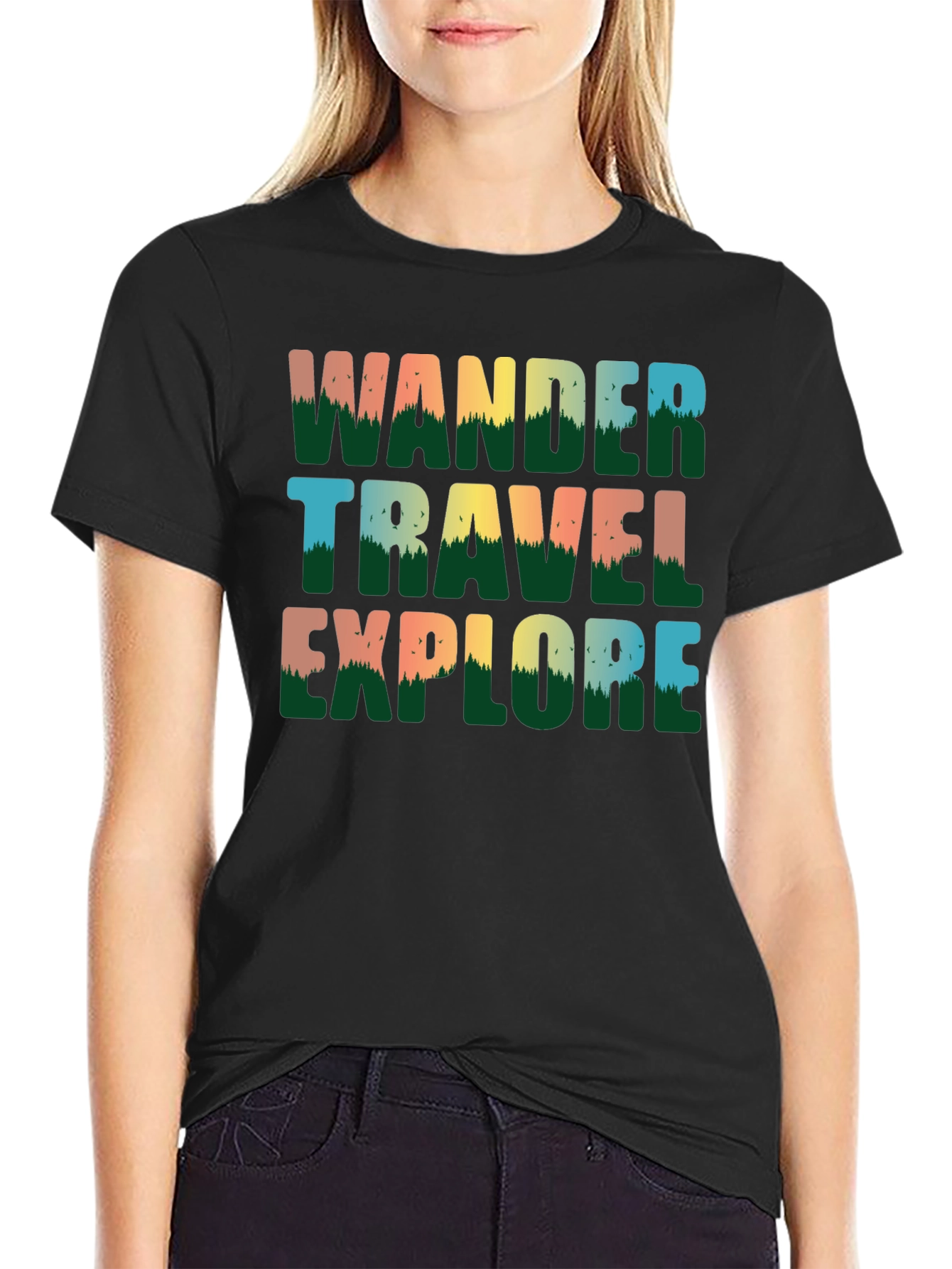 Wander Travel Explore Graphic Tee
