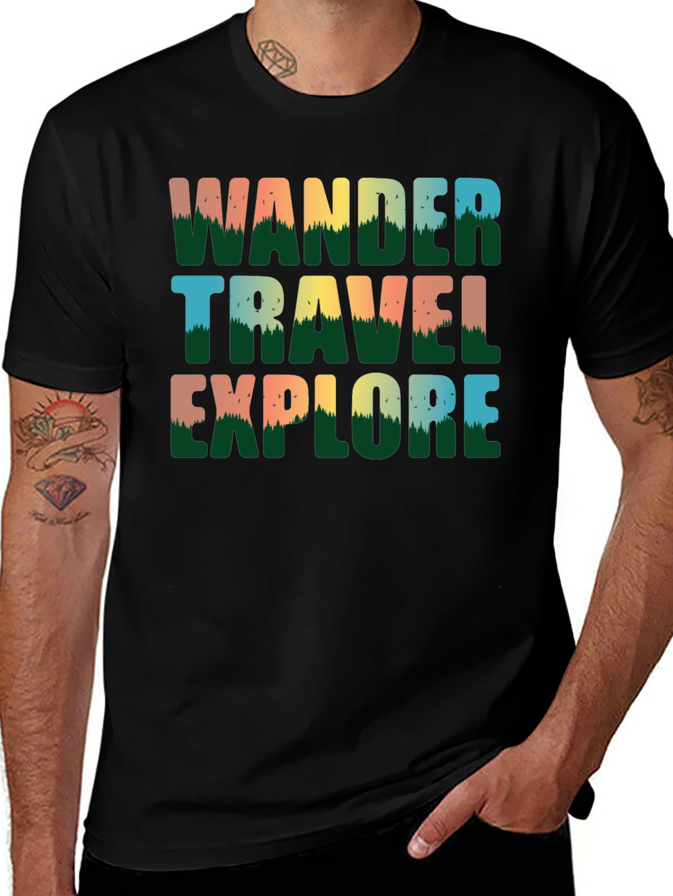 Wander Travel Explore Graphic Tee