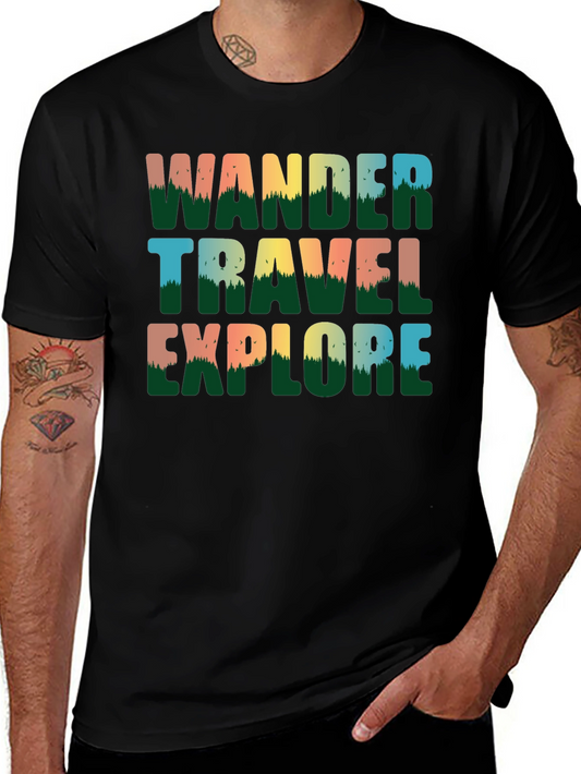 Wander Travel Explore Graphic Tee