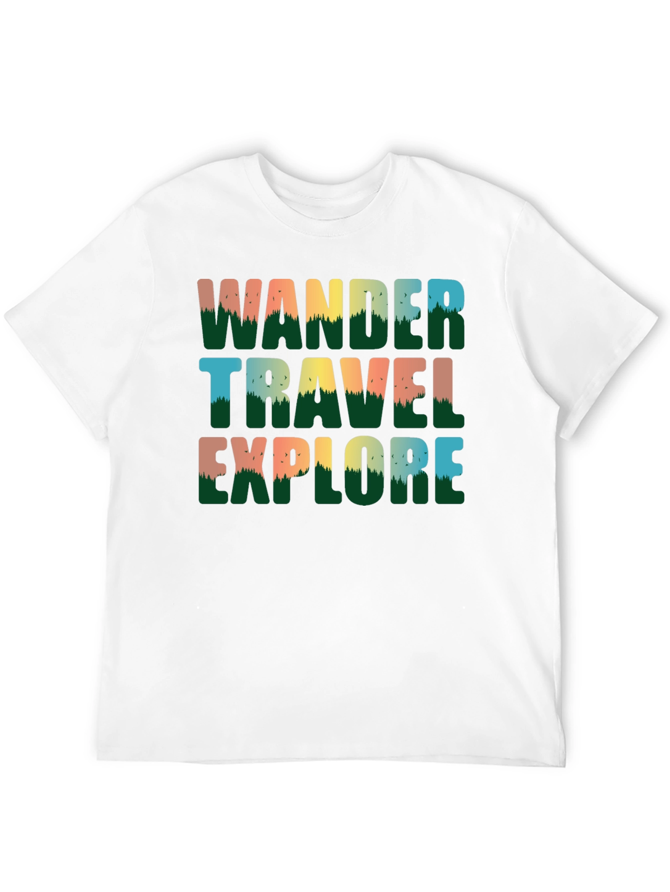 Wander Travel Explore Graphic Tee