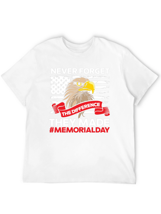 Never Forget Memorial Day Eagle T-Shirt
