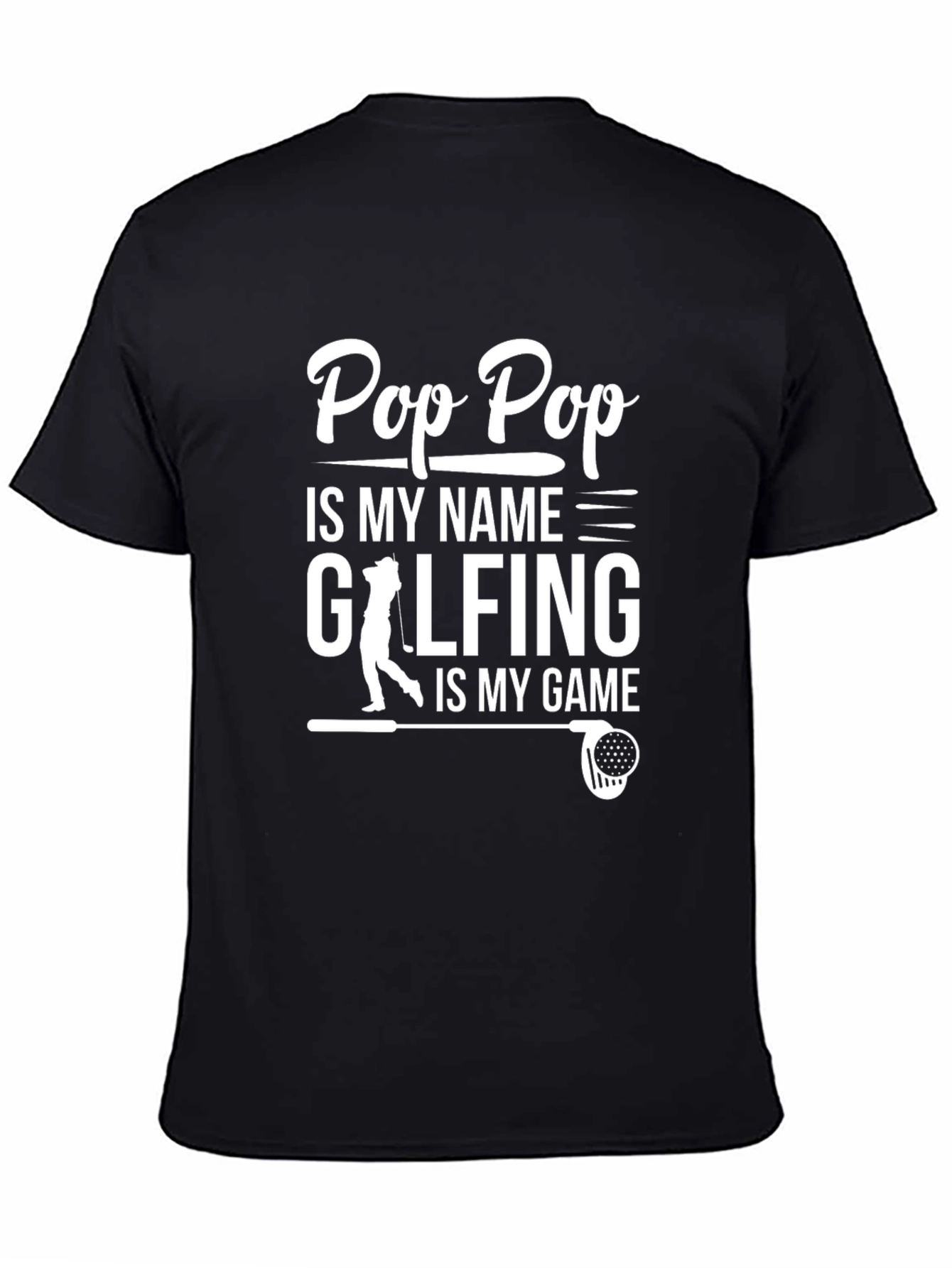 Pop Pop Golfing T-Shirt - Great Grandfather Golfer Tee