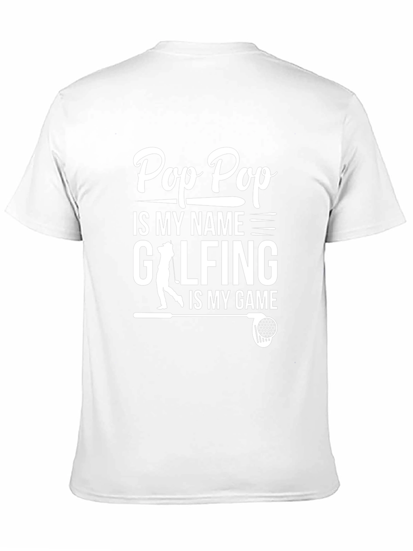 Pop Pop Golfing T-Shirt - Great Grandfather Golfer Tee