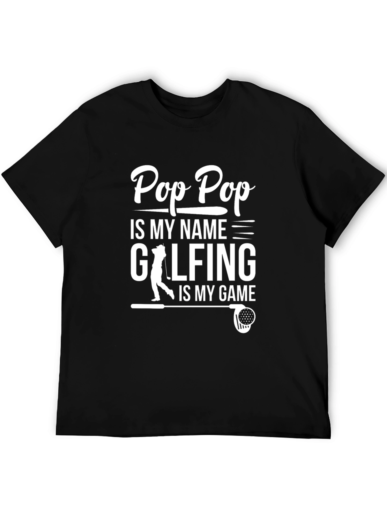 Pop Pop Golfing T-Shirt - Great Grandfather Golfer Tee