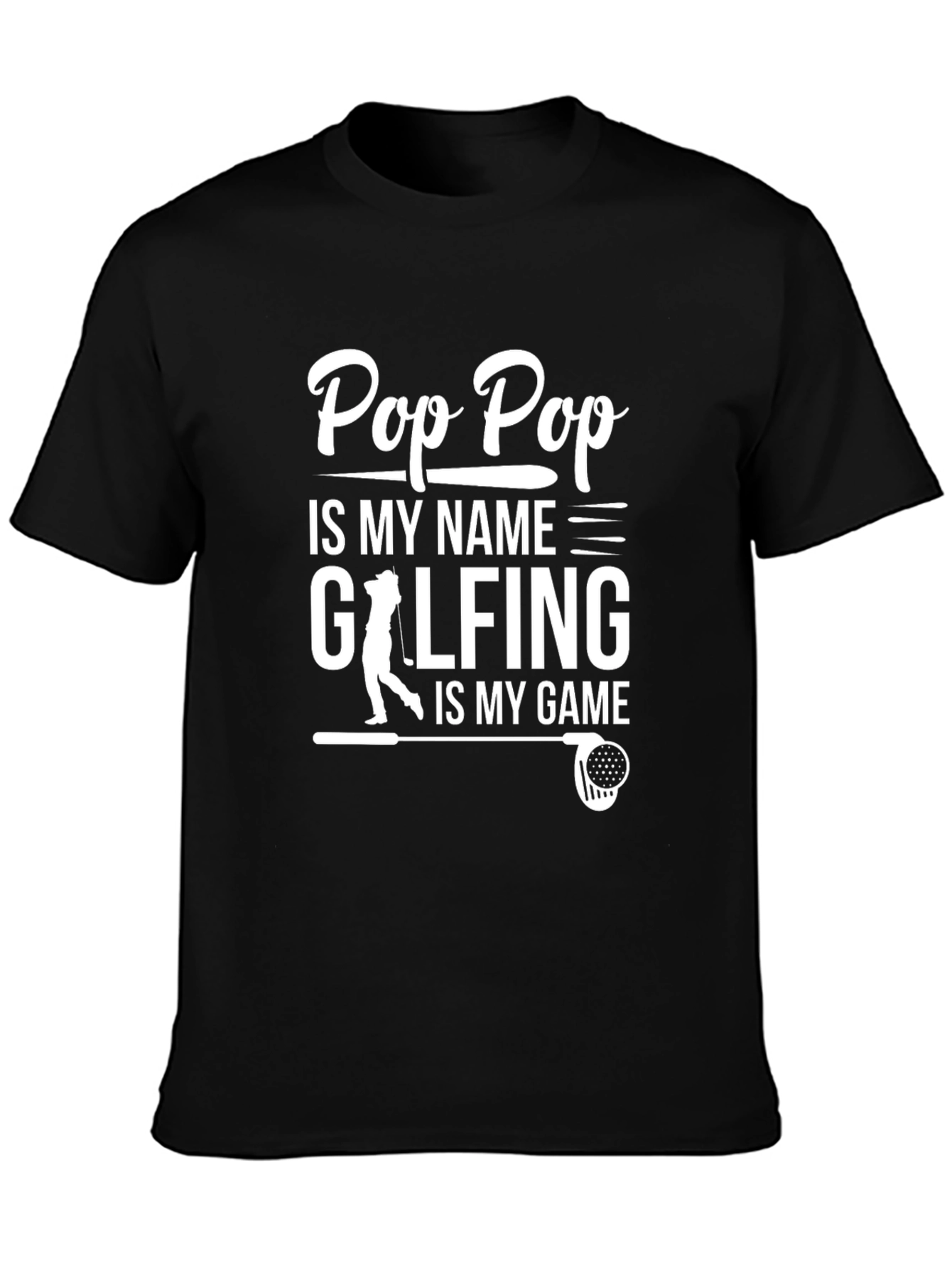 Pop Pop Golfing T-Shirt - Great Grandfather Golfer Tee