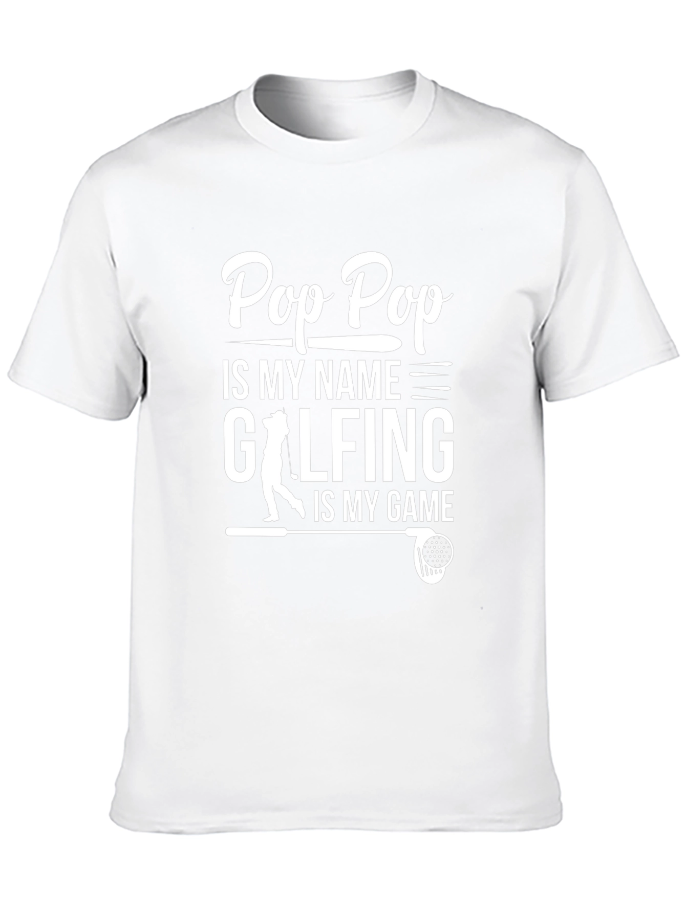 Pop Pop Golfing T-Shirt - Great Grandfather Golfer Tee