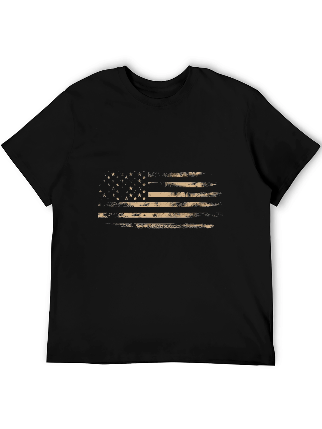 Distressed American Flag Graphic T-Shirt