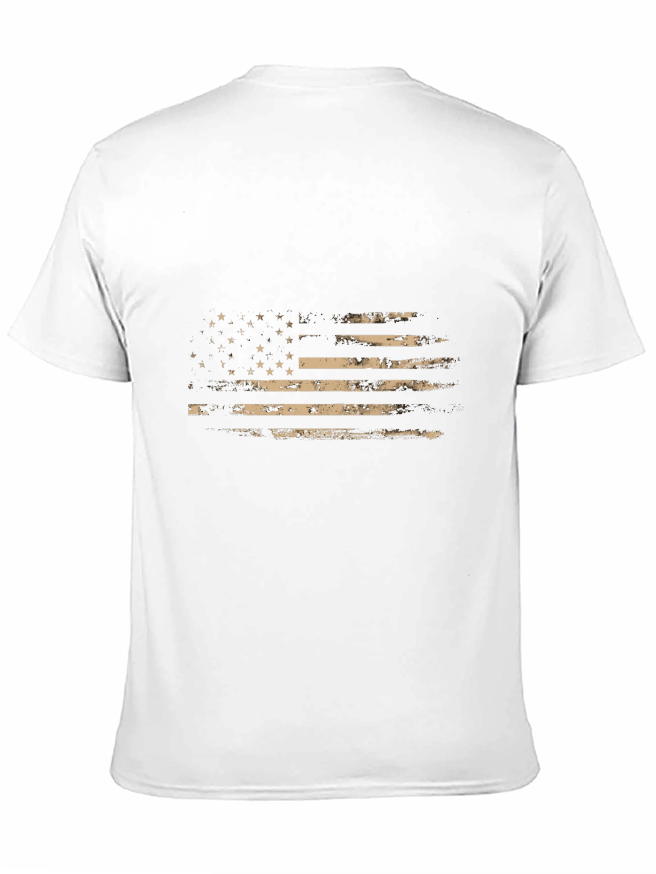 Distressed American Flag Graphic T-Shirt