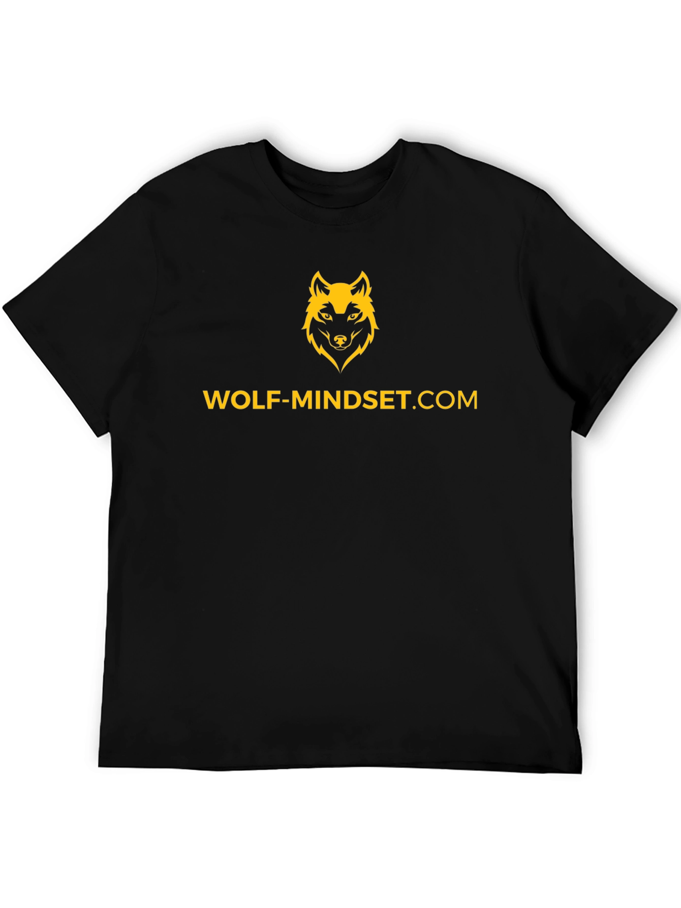 Wolf Mindset Graphic Tee - Premium Black T-Shirt