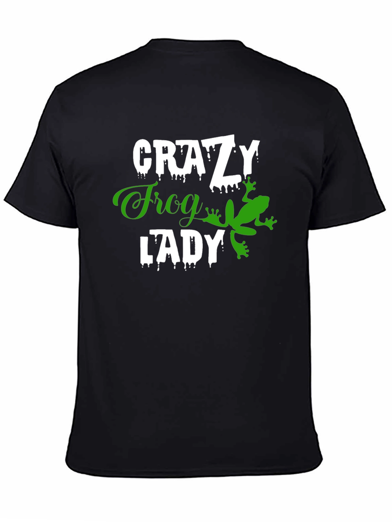Crazy Frog Lady T-Shirt - Novelty Graphic Tee