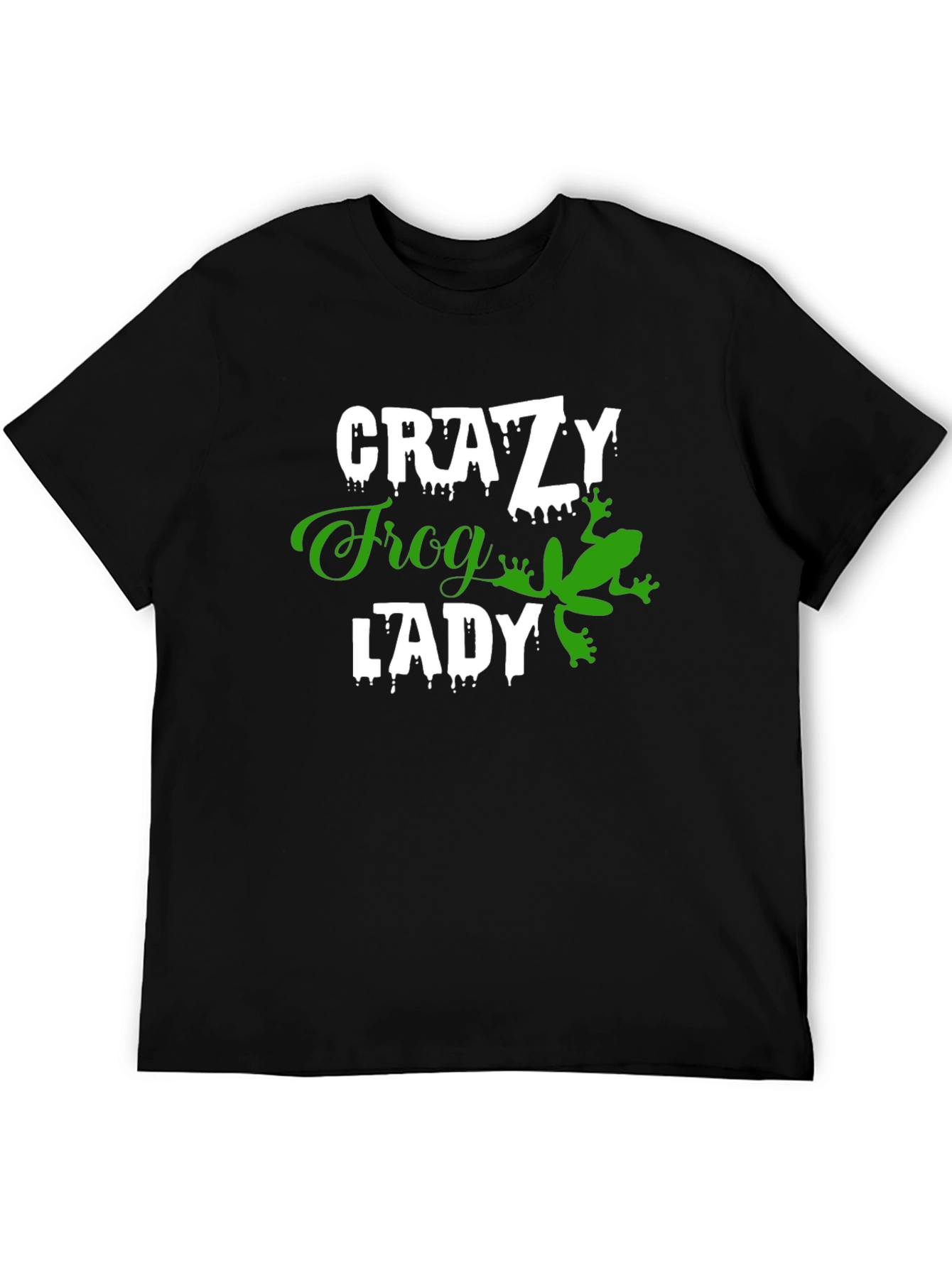 Crazy Frog Lady T-Shirt - Novelty Graphic Tee