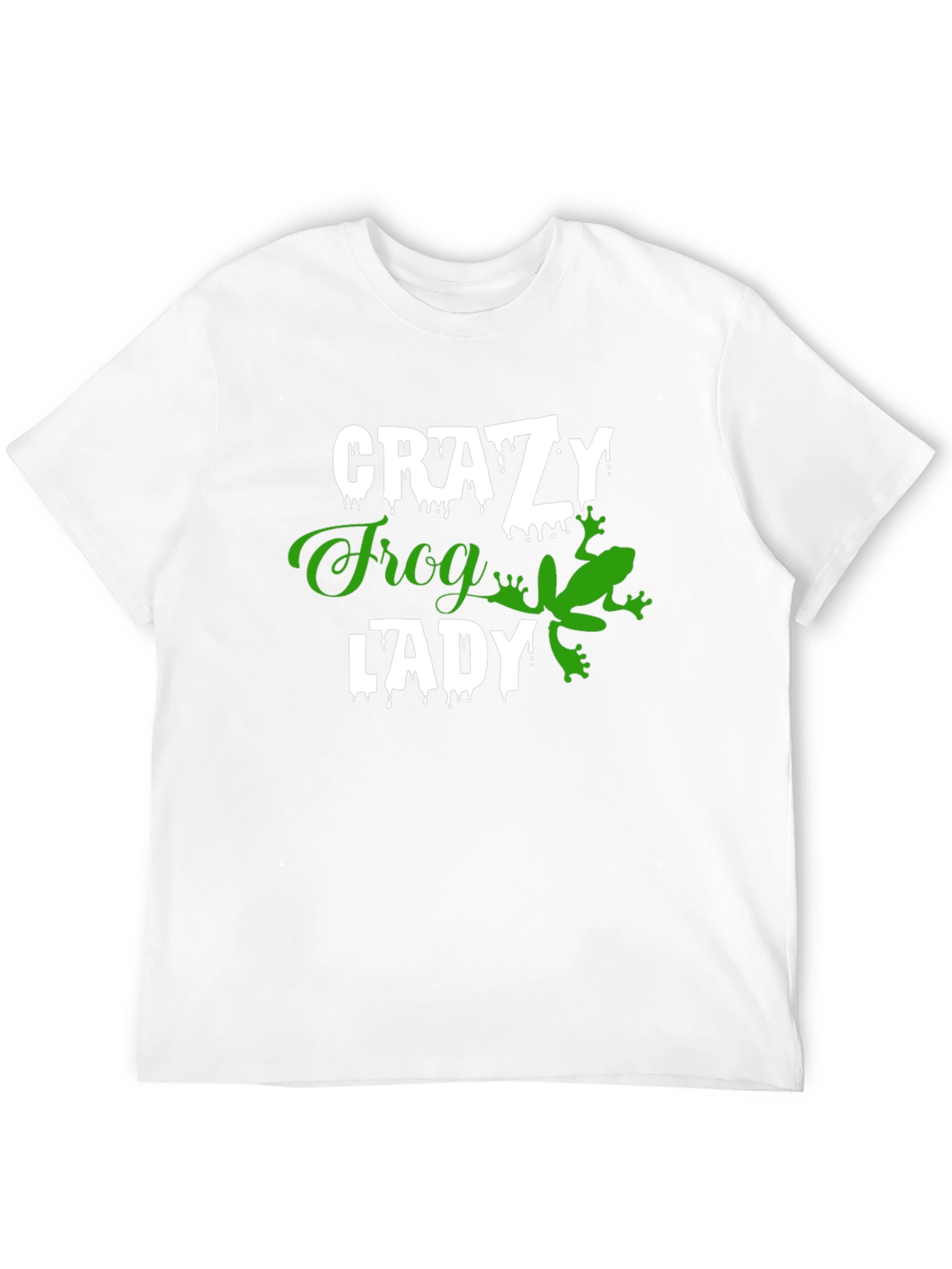 Crazy Frog Lady T-Shirt - Novelty Graphic Tee