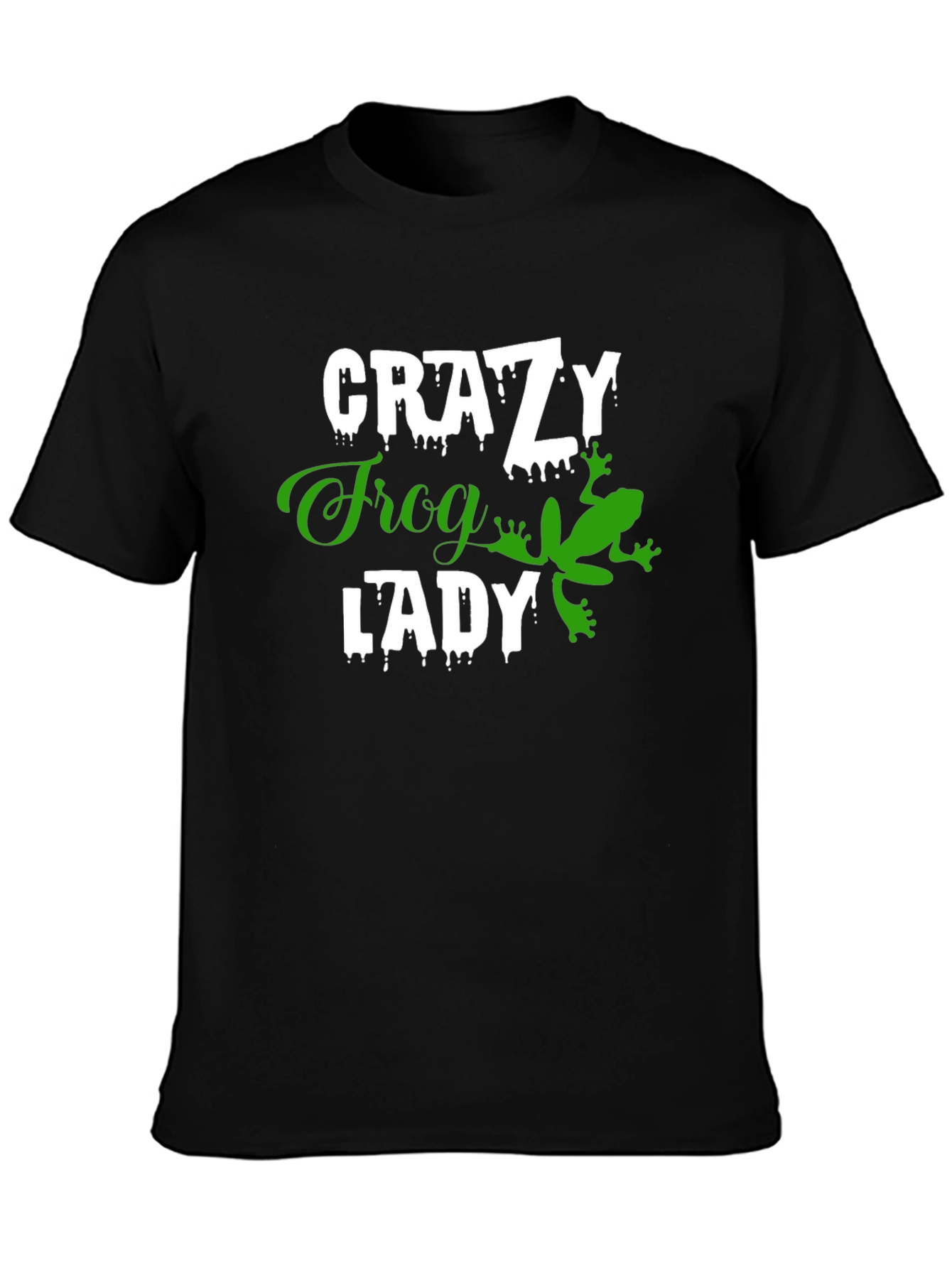 Crazy Frog Lady T-Shirt - Novelty Graphic Tee