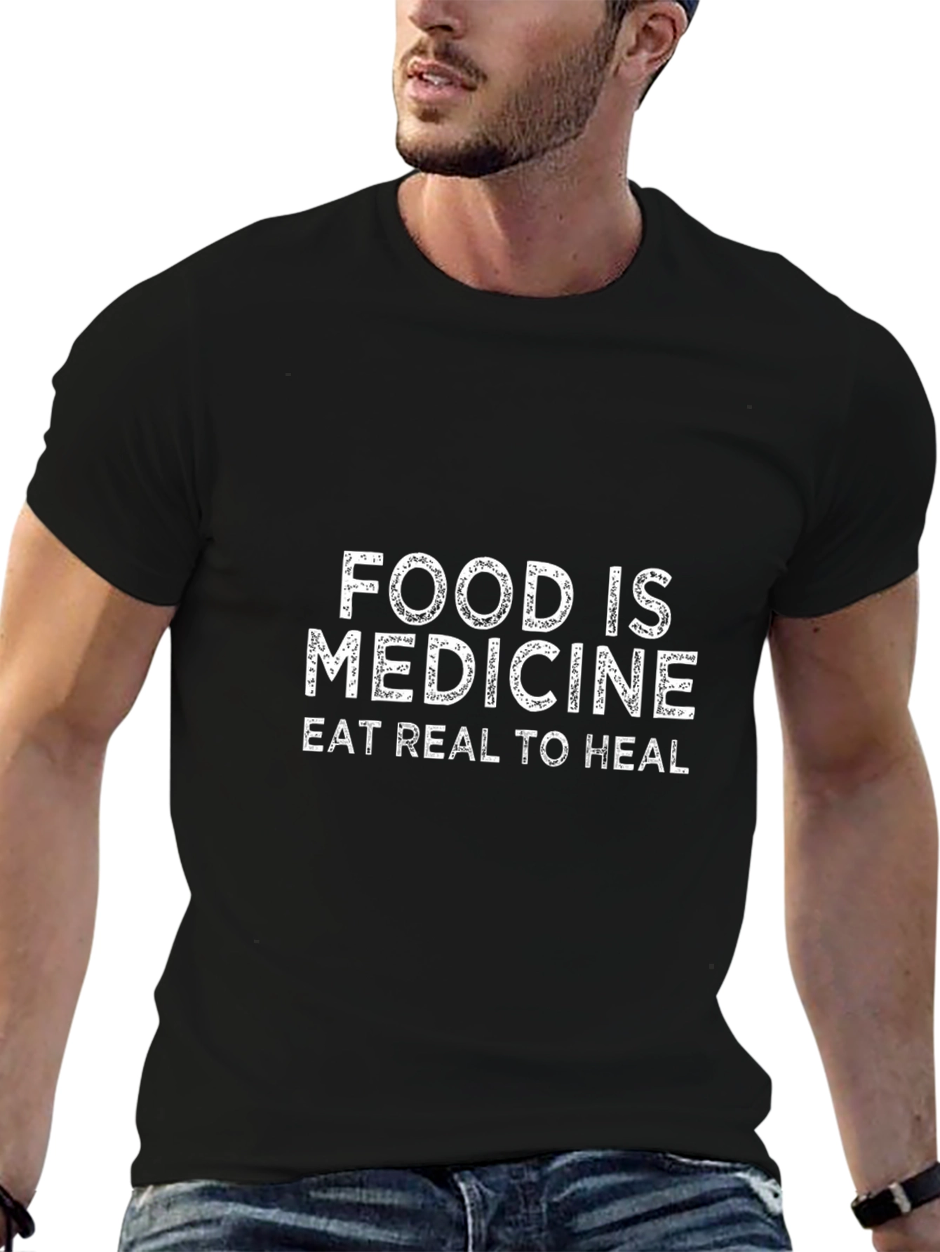Food is Medicine T-Shirt - Eat Real to Heal