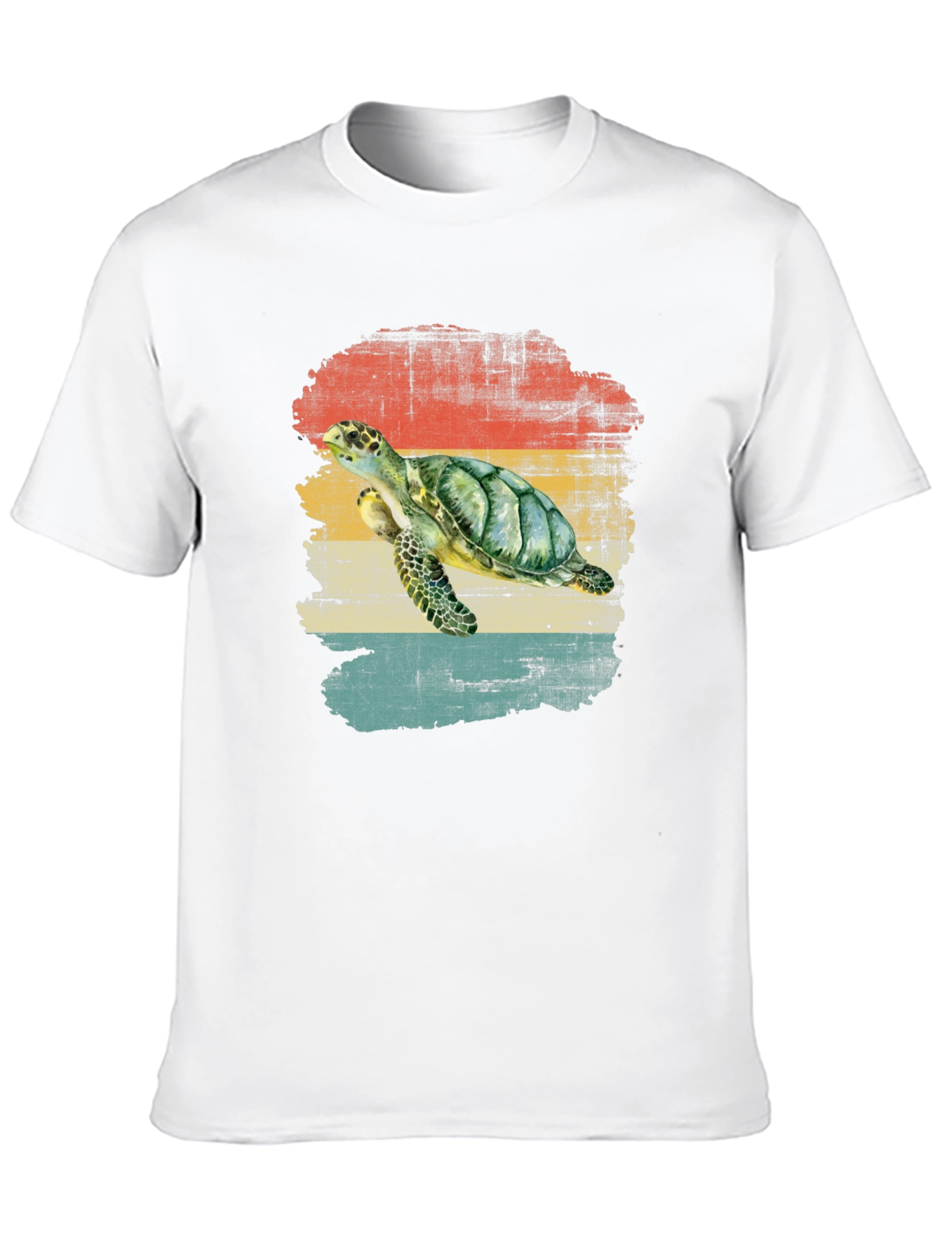 Retro Sea Turtle Graphic T-Shirt