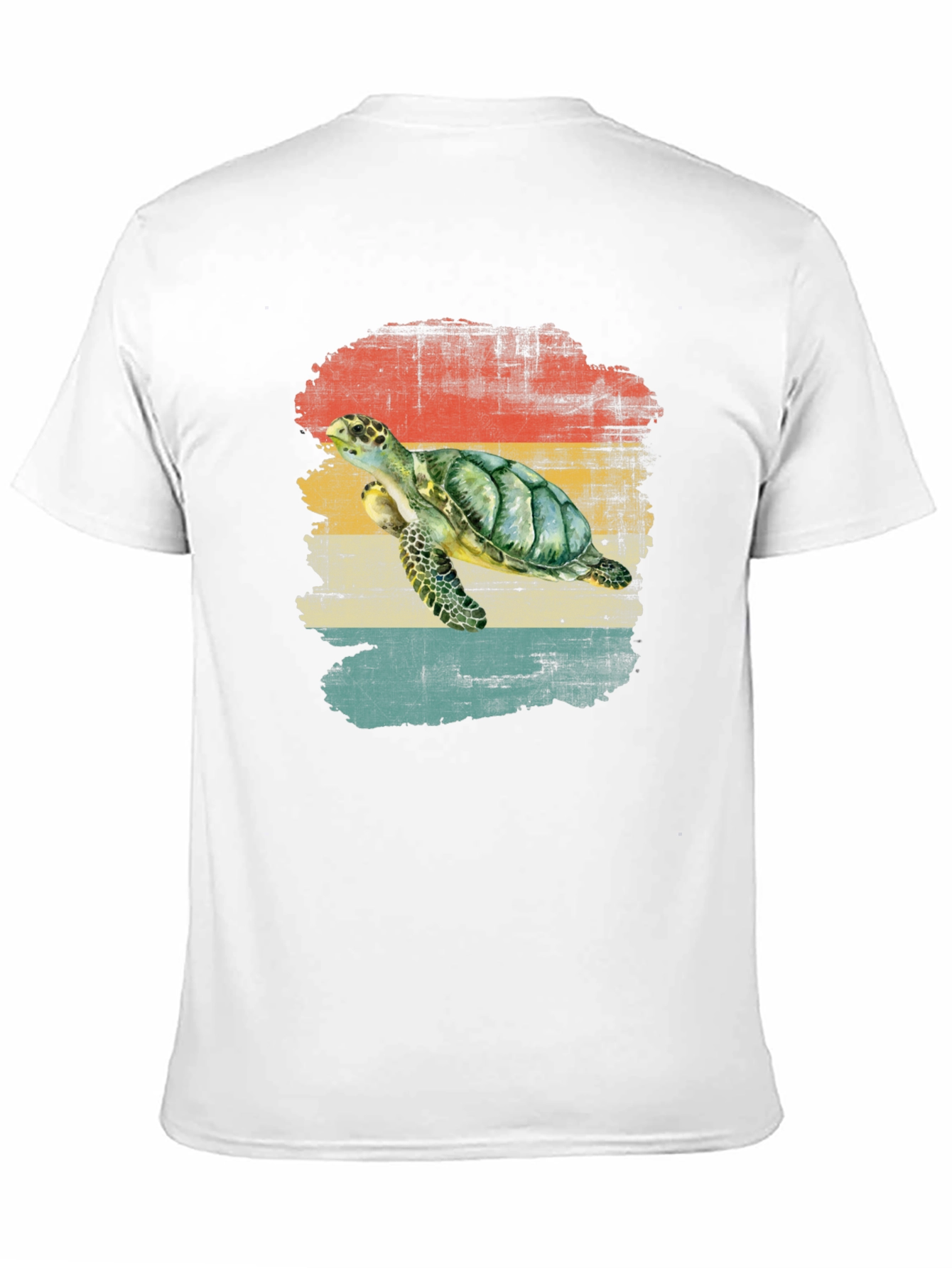 Retro Sea Turtle Graphic T-Shirt
