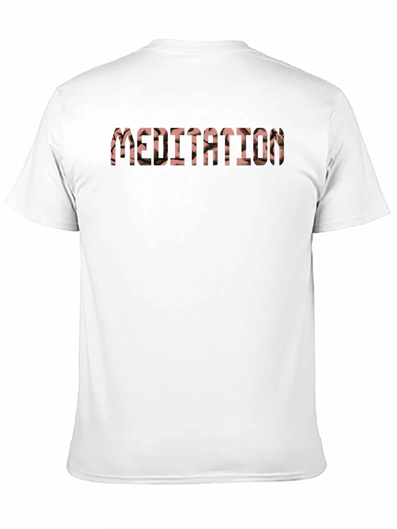 Meditation Graphic Black T-Shirt