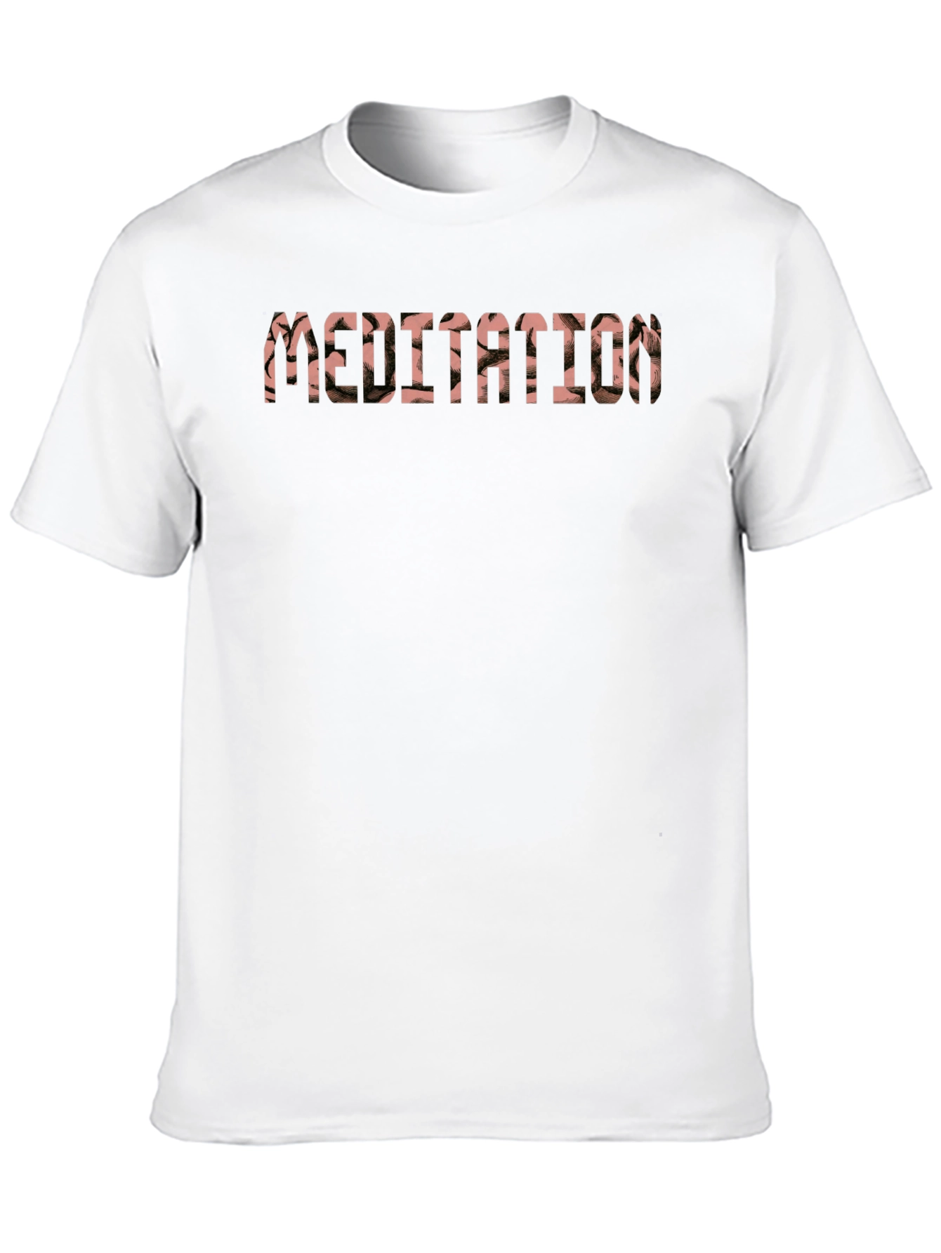 Meditation Graphic Black T-Shirt