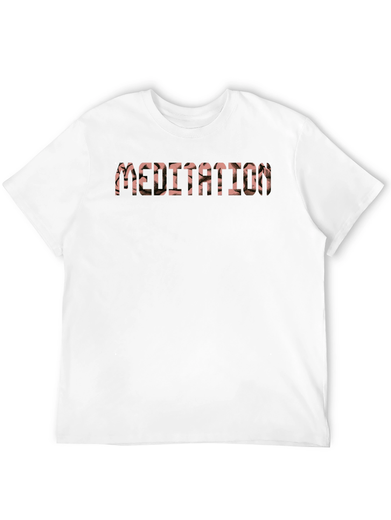 Meditation Graphic Black T-Shirt