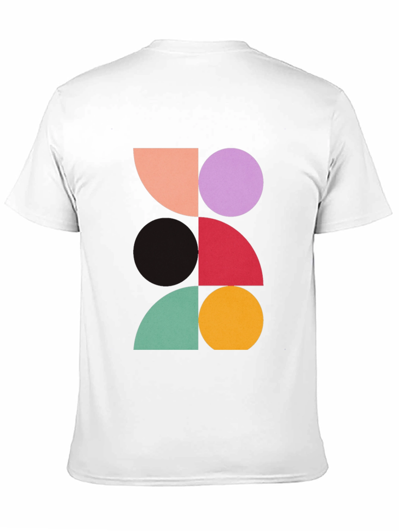 Abstract Geometric Design Tee - Modern Art Shirt