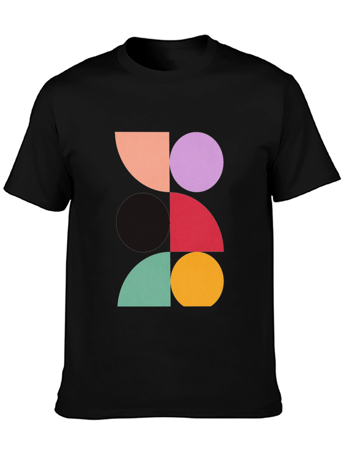 Abstract Geometric Design Tee - Modern Art Shirt