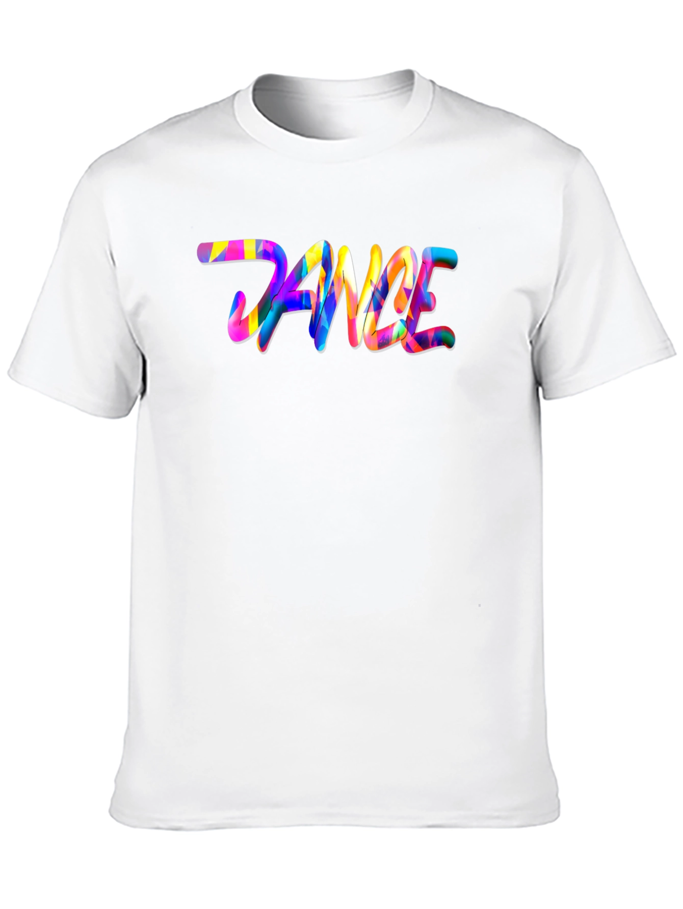 Vibrant Dance Graphic Black T-Shirt