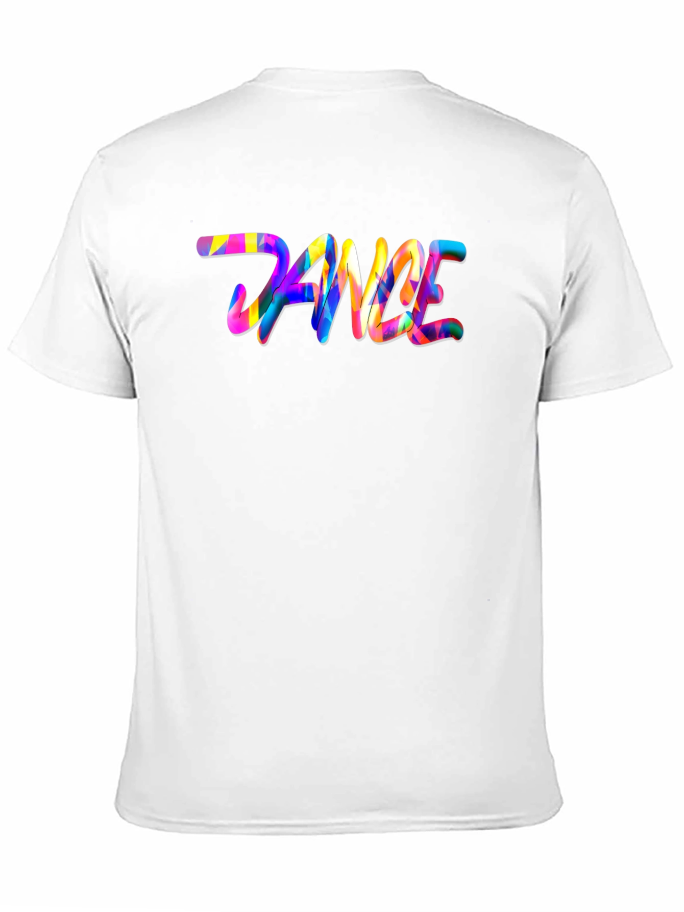 Vibrant Dance Graphic Black T-Shirt