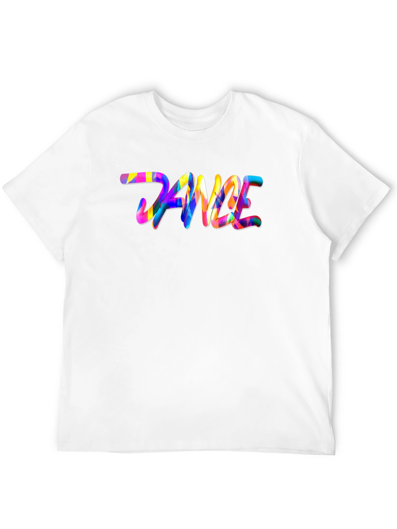 Vibrant Dance Graphic Black T-Shirt