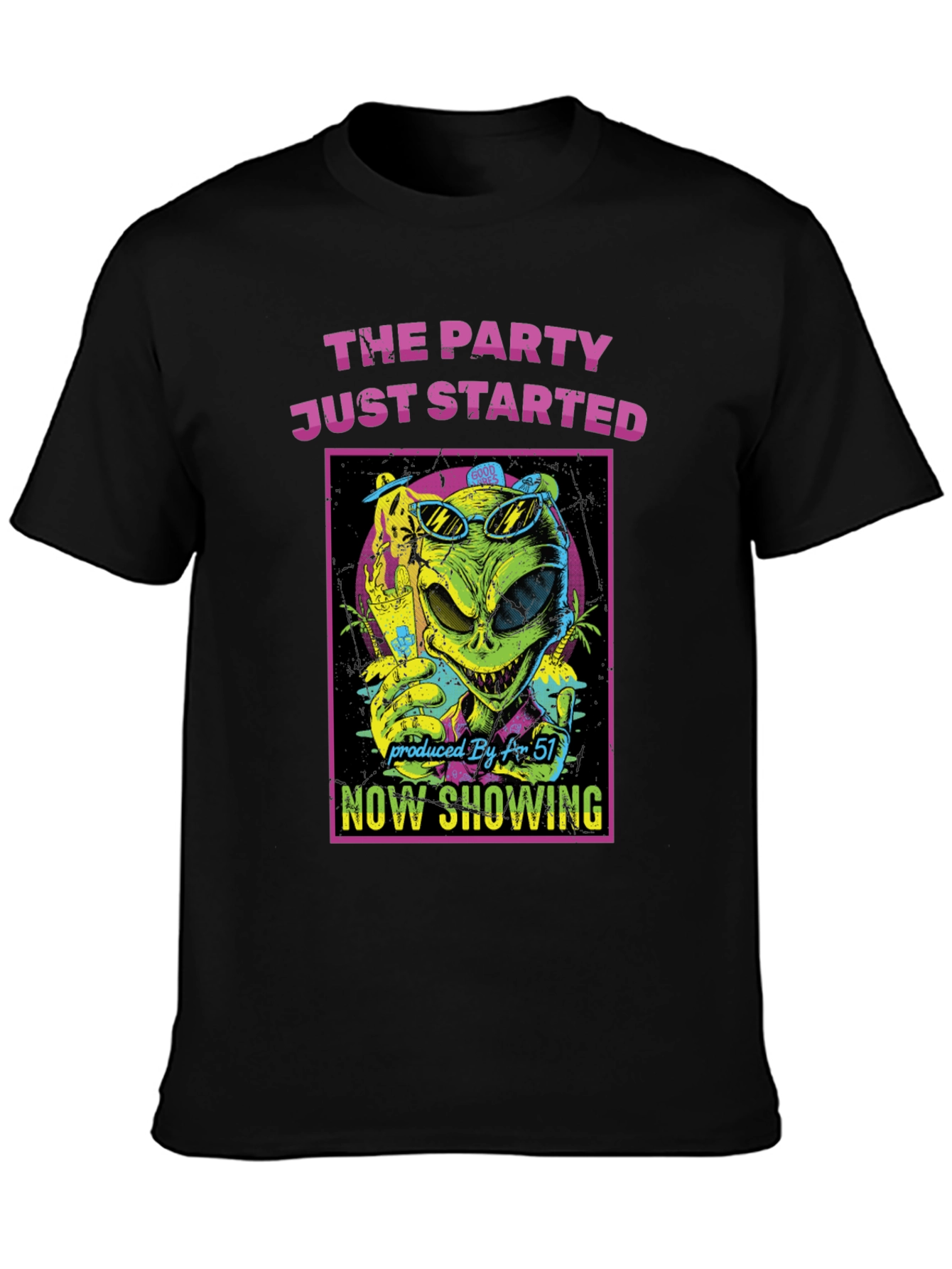The Party Just Started Alien T-Shirt