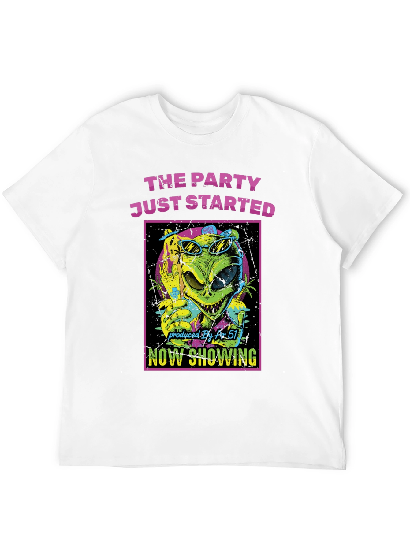 The Party Just Started Alien T-Shirt