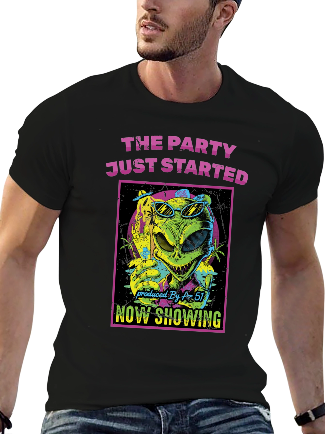 The Party Just Started Alien T-Shirt